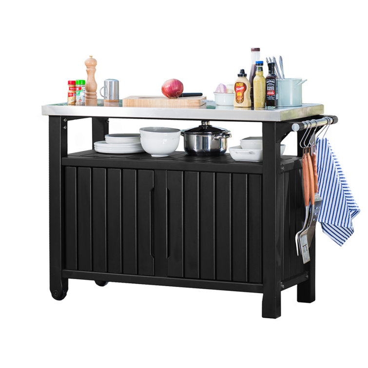 Belfry Kitchen Keter Multifunctional Outdoor Table for BBQ Unity